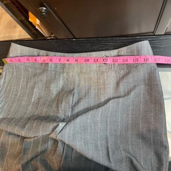 Gardeur Women's Fran Pinstripe Flat Front Trouser Dress Pants Gray Size 8 NWOT - Picture 6 of 12